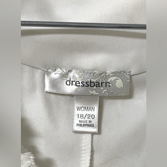 DRESSBARN Ivory Ruffle Tank Blouse Size 18/20 - Picture 7 of 10